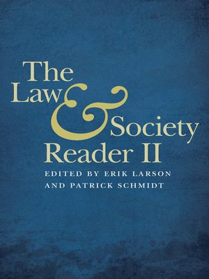 cover image of The Law and Society Reader II
